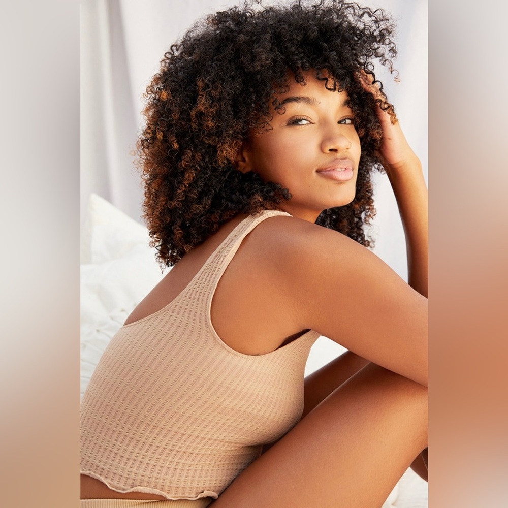 Seamless Ribbed Longline Bralette